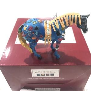 The Trail of Painted Ponies Blue Medicine Ornament